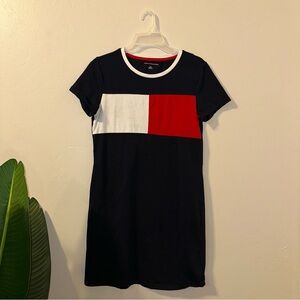Tommy Hilfiger Colorblock Black Dress Size Small